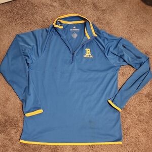 Colosseum Blue and Yellow UCLA Quarter-Zip Pullover